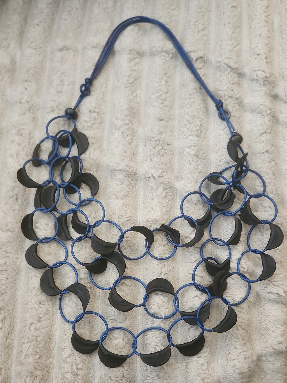 Sylca Blue Nautical Loop Necklace